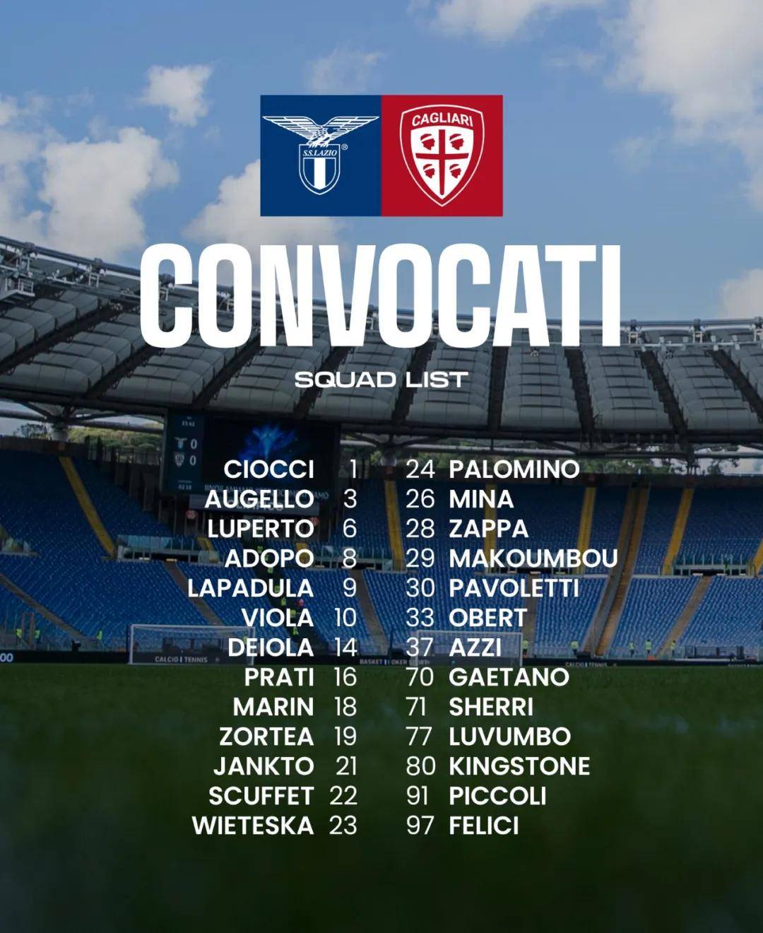 拉齐奥客场惨败卡利亚里,遭遇连败 拉齐奥客场惨败卡利亚里,遭遇连败